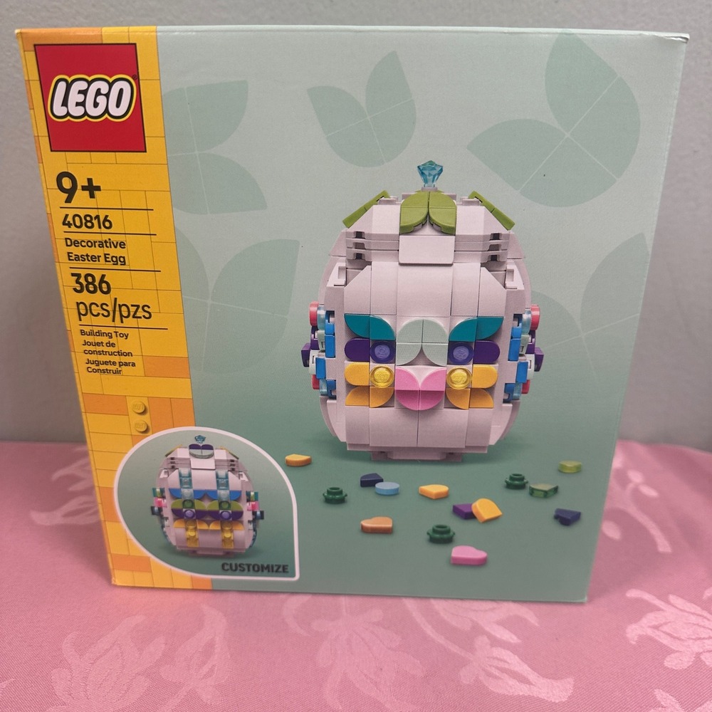 LEGO Decorative Easter‎ Egg 40816 Building Toy Set 386 Pieces New Sealed
